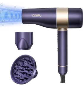 Negative Ionic Blow Dryer,BHigh-Speed Low Noise, Magnetic Nozzle & Diffuser - Picture 1 of 8