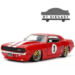 JADA FAST & FURIOUS 1969 CHEVROLET CAMARO #1 1/24 RED WITH WHITE STRIPES 36151 - Picture 1 of 5