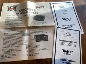 Ten Tec T Kit Katalog radiowy + 2 instrukcje - KP216 - Zdjęcie 1 z 6