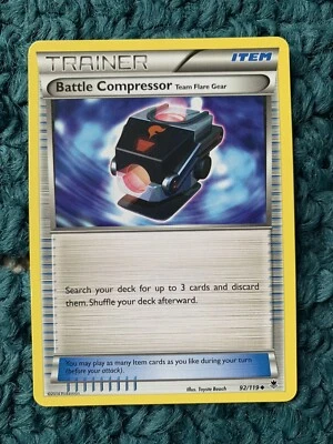 BATTLE COMPRESSOR 92/119 Phantom Forces Set - Pokémon TRAINER Card - NM - Image 1 of 4