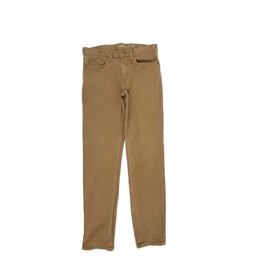 Old Navy тонкий мужской размер 30 x 32 средний стирка желтовато-коричневый бежевый джинсовой ткани джинсы - Изображение 1 из 4