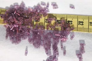 5x1,2x1,9 mm Miyuki Tila Cuentas Teniente Amatista Oro Brillo Artesanía Joyería /5 gramos - Imagen 1 de 1