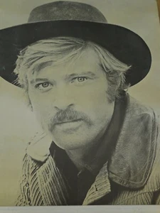 Robert Redford  Original 1970s Vintage Poster Black & White  - Picture 1 of 7