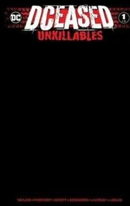 DCEASED UNKILLABLES #1 - TRADE VARIANT ๐ KEY BLACK SKETCH COVER NM+ - Picture 1 of 4