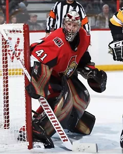 Foto de hockey de Craig Anderson in Net Stance Ottawa Senators 8x10 NHL - Imagen 1 de 1