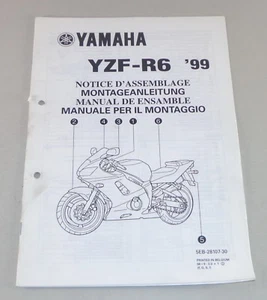 Instrucciones De Montaje / Manual De Configuración Yamaha YZF-R6 Stand 1999 - Imagen 1 de 1