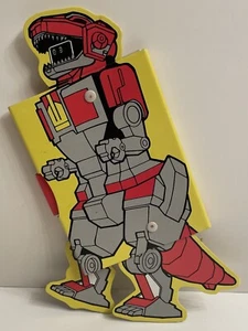 Mighty Morphin Power Rangers Tyrannosaurus Red Flip-Up Book 1994 Vintage - Picture 1 of 9