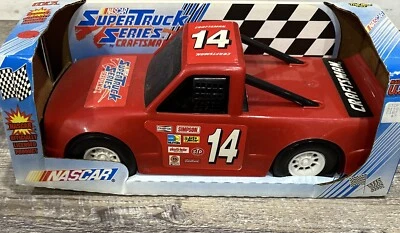 Vintage Tim Mee Toy Race Truck NASCAR Super Truck Series Plastic Red #14 USA - Image 1 of 4