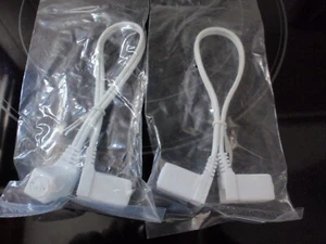 2 each Hera Slimlite ELite-LED Under-Cabinet Light 12" CONNECTOR Cord SCC12/XL/R - Picture 1 of 3