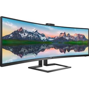 Philips Brilliance 499P9H 48.8" DQHD 5120x1440 Curved LCD Monitor w/ Webcam