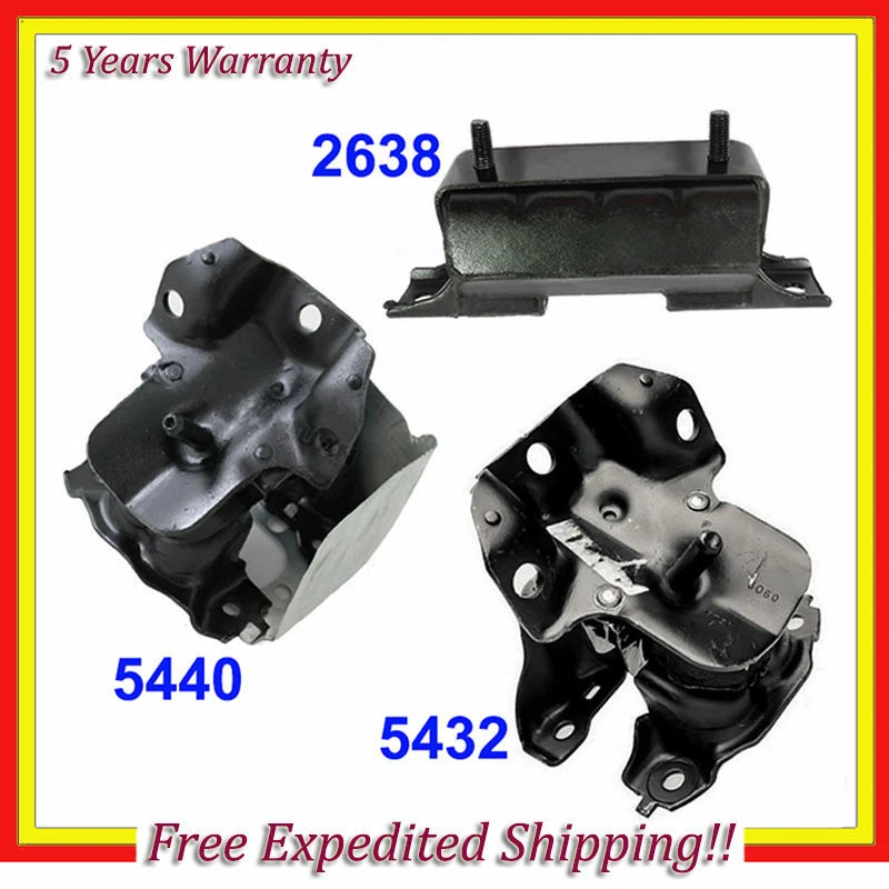 08-13 For Chevy Silverado 1500 GMC Sierra 1500 4WD Motor & Trans. Mount M1130 - Image 1 of 4