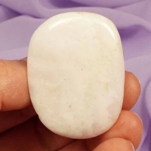 Mangano Calcite smooth stone 'Self Acceptance' 23g SN29401 - Picture 1 of 4