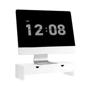 SoBuy Monitor Bildschirm Ständer Monitorerhöhung Bildschirmerhöher Weiß BBF02-W - Bild 1 von 9