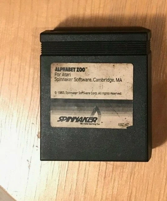 ALPHABET ZOO Atari 400 800 XL XE videogame cartridge Spinnaker computer game - Image 1 of 1