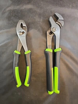 2 Pcs. Pittsburgh 8, 10 in Pliers Set With Comfort Grip NEW - Image 1 of 4