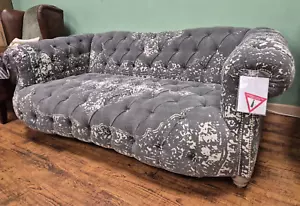 Matisse Midi Sofa in Bagru Graphite Tetrad RRP £3099 Boho British Handmade - Picture 1 of 7