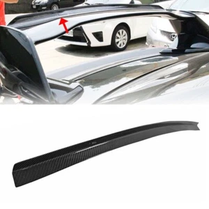 Carbon Fiber For Subaru WRX 4th STI Top Gurney Flap Trunk Lip Spoiler 2015-2021 - Picture 1 of 4