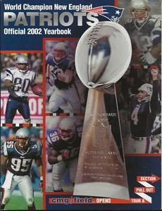 Anuario de los New England Patriots 2002 NFL Tom Brady - Imagen 1 de 1