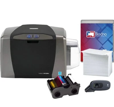 Fargo DTC1250e ID Card Printer and Encoder - Image 1 of 4