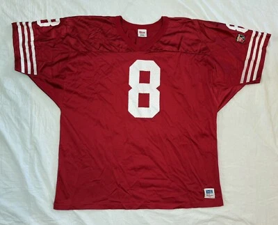 Camiseta San Francisco Forty Niners 49ers Steve Young Wilson vintage anos 90 XXL - Imagem 1 de 4