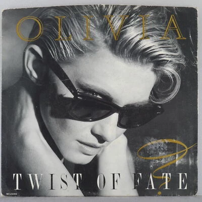 OLIVIA NEWTON-JOHN Twist Of Fate / Take A Chance MCA MCA-52284 EX 1983 45rpm - Image 1 of 4