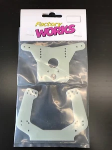 Factory Works Repro shock tower set for Big Bore w/ B6 Wing Mounts FOR RC10 CE - Picture 1 of 2