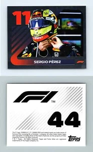 Sergio Perez #44 Formula 1 Season 2021 Topps Foil Sticker - Picture 1 of 1