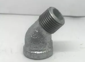 1/2" Galvanized 45 Degree Street Elbow - Picture 1 of 1