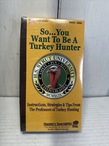 SO YOU WANT TO BE A TURKEY HUNTER VHS H.S. Strut University Rutledge Salter USA! - Picture 1 of 5