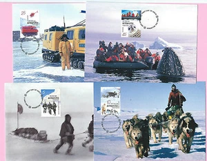 AUSTRALIEN ANTARKTIS FDC 2001 - 4er Set MAXIKARTEN - ANTARKTIS - KINGSTON Tas. - Bild 1 von 3
