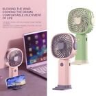 Portable Fan USB Charging Usage Compact Size Multifunctional Phone Stand
