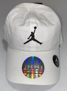 NWT Nike Air Jordan Youth Jumpman Snapback Hat 9A0570-001 8/20 Cotton White OS - Picture 1 of 9