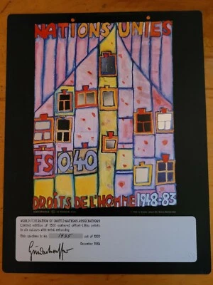 La Troisieme Peau 852 (Limitd edition lithograph by Friedensreich Hundertwasser) - Image 1 of 2