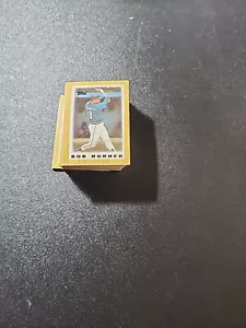 77 cartas 1987 Topps mini juego completo Ripken Canseco Mattingly Puckett Henderson - Imagen 1 de 2