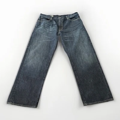 Tre Vero Three III Dark Wash Straight Leg Denim Jeans Men’s 40x30 - Image 1 of 4