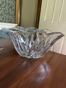 Lenox Bleikristall klar Schale überbackene Tulpe Mittelstück Obstschale Geschenk - Bild 1 von 6