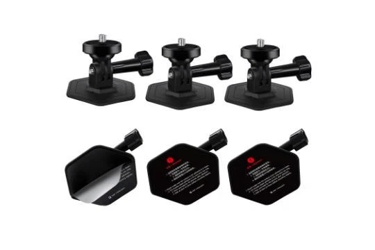 K&F Concept 3-pack Flexible Adhesive Helmet Mount Kit use Genuine 3M for GoPro - Image 1 of 1