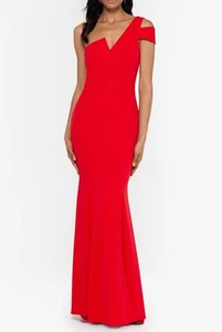 Betsy Adam A19997 Paulina One-Shoulder-Kleid mit Cutout Größe 4 (239 $) rot - Bild 1 von 2