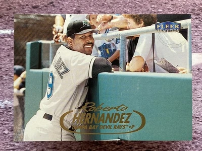 Fleer Tradition 1998 Roberto Hernández #452 Tampa Bay Devil Rays Foto 1 de 2