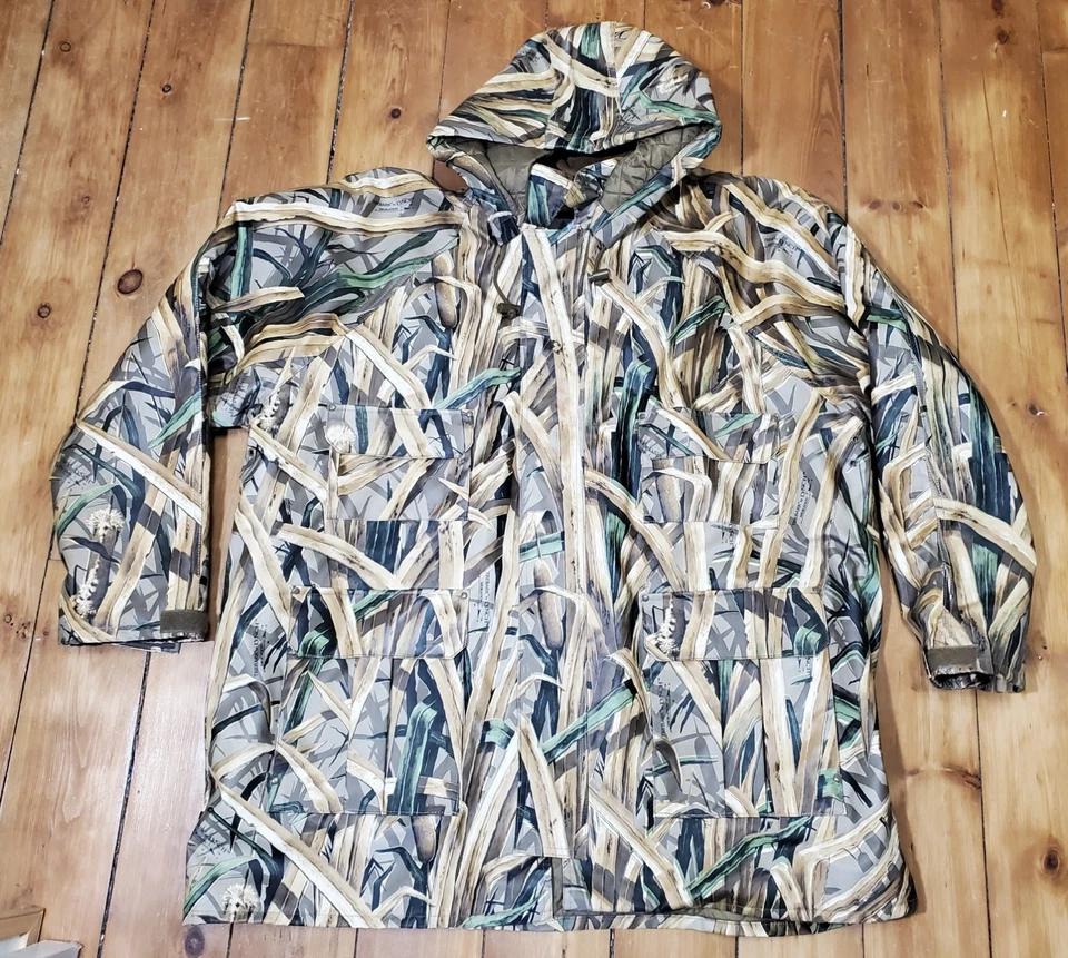 Cedar Key Waterproof Trebark by Lynch Hunting Hooded Insulated Rain Jacket 2XL  - Image 1 of 4