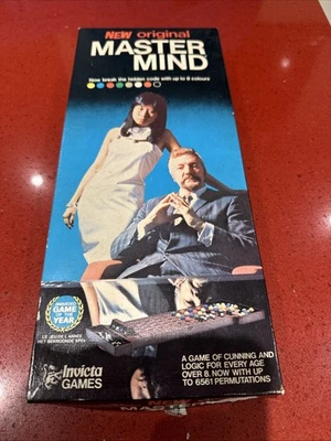 Mastermind Board Game Invicta Strategy Code Breaking Original 1972 COMPLETE RARE - Image 1 of 4