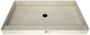 Tile Redi P3648C-PVC Redi Base 48" x 36" Rectangular Shower Base - Black - Picture 1 of 10