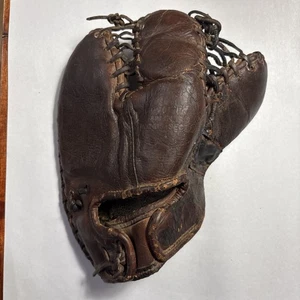 Vintage Tony Lupien 1940er Rawlings Trapper First Base Baseball Handschuh Mitt T90 - Bild 1 von 20