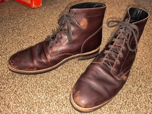 Thursday Boot Co. President Hombres Talla 12 Zapatos Botas de Cuero Marrón Envejecido - Imagen 1 de 7