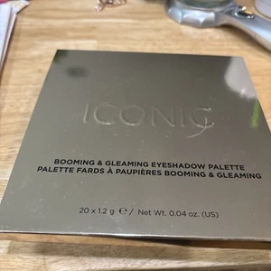 ICONIC LONDON Booming & Gleaming 20 Shade Eyeshadow Palette Retail $62 - Picture 1 of 5