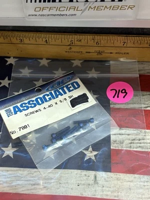 TEAM ASSOCIATED 7801 Screws 4-40 X 5/8” X SH  USA Shipped - Image 1 of 3