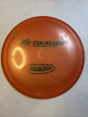Disco de golfe driver de distância Innova GStar Colossus 169g laranja com selo verde - Imagem 1 de 2