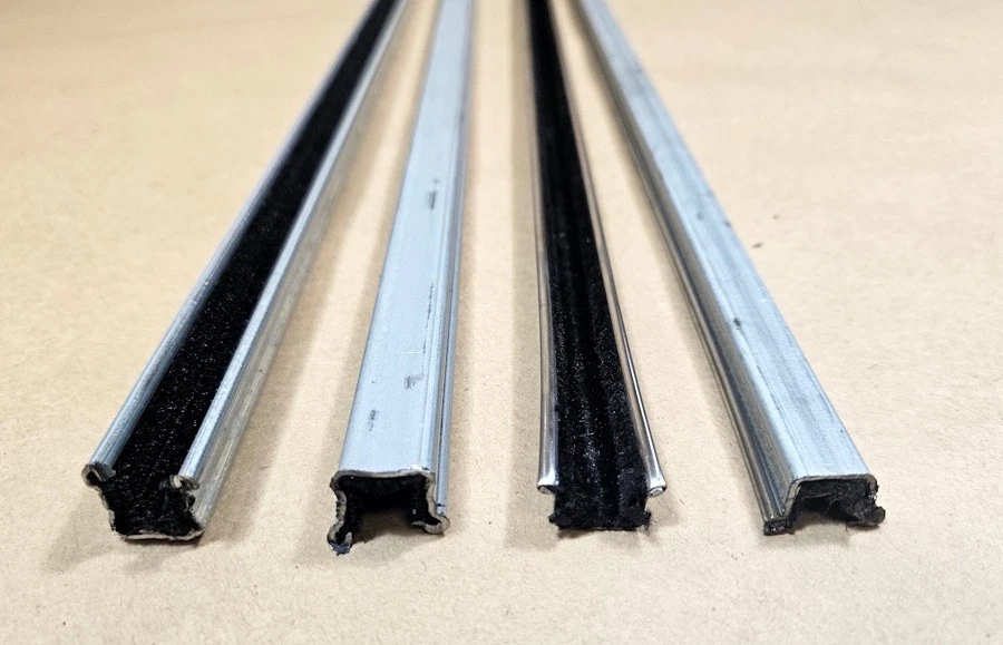 1933 1962 Buick Vent Window Division Rigid Run Channel Chrome Bead 4 Piece Set - Image 1 of 1