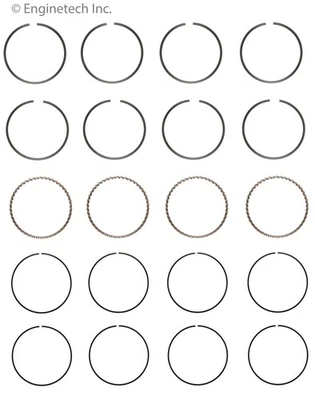 Piston Ring Set For 91-94 Saturn SC SC1 SC2 SL SL1 SL2 SW1 SW2  S82114-STD - Image 1 of 4