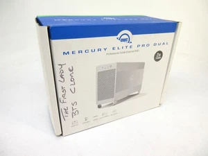 OWC OWCMED3ER7T02.0 Mercury Elite Pro Dual 2TB 2-Bay, USB 3.1, eSATA, RAID Array - Picture 1 of 8